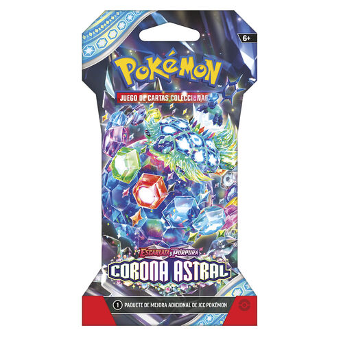Pokémon TCG | 24 Blisters con Sobre Corona Astral | Escarlata y Púrpura | Español