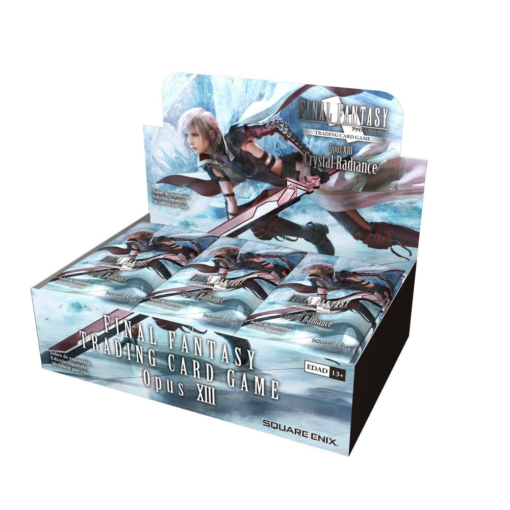Final Fantasy TCG | Display Opus 13 Crystal Radiance | 36 Sobres | Inglés | Square Enix