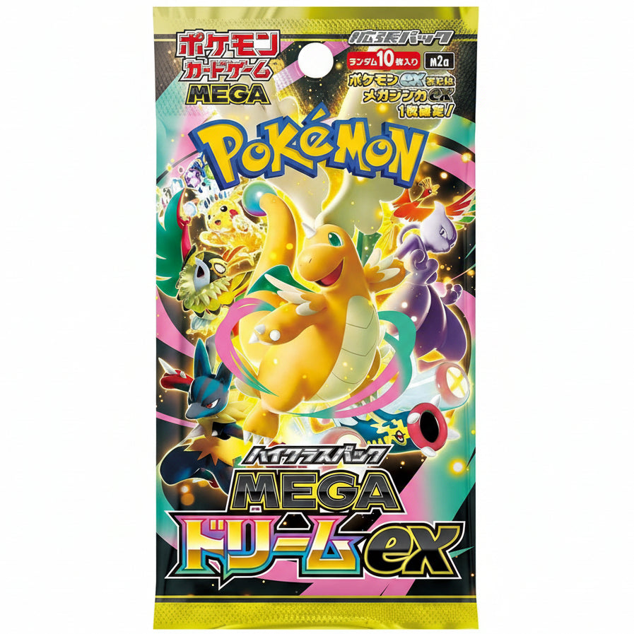 Pokémon TCG | Mega Dream EX M2A | Display 10 sobres de 10 cartas cada sobre | Japones