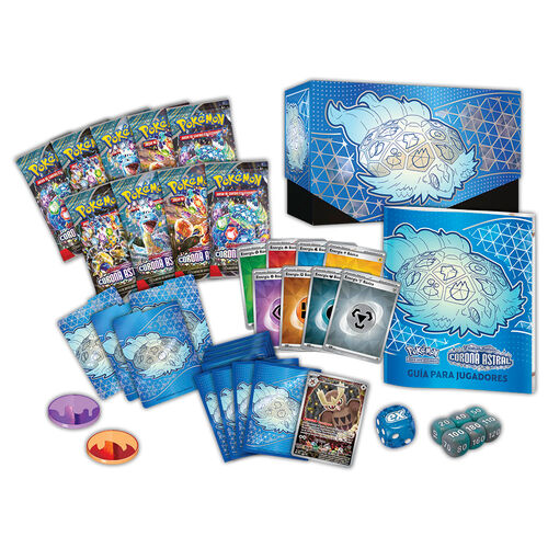 Pokémon TCG | ETB Corona Astral | Elite Trainer Box | Escarlata & Púrpura | Español