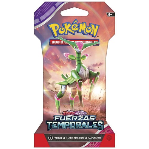 Pokémon TCG | 24 Blisters con Sobre Fuerzas Temporales | Escarlata y Púrpura | Español