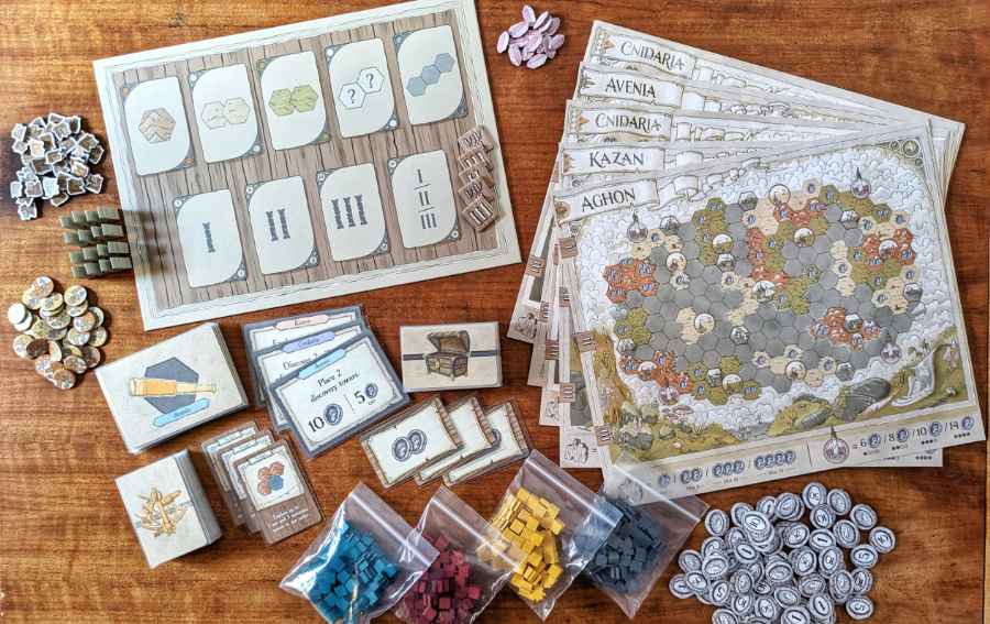 The Guild of Merchant Explorers | Juego de Estrategia y Exploración | 1-4 Jugadores | +14 Años | AEG | En Inglés