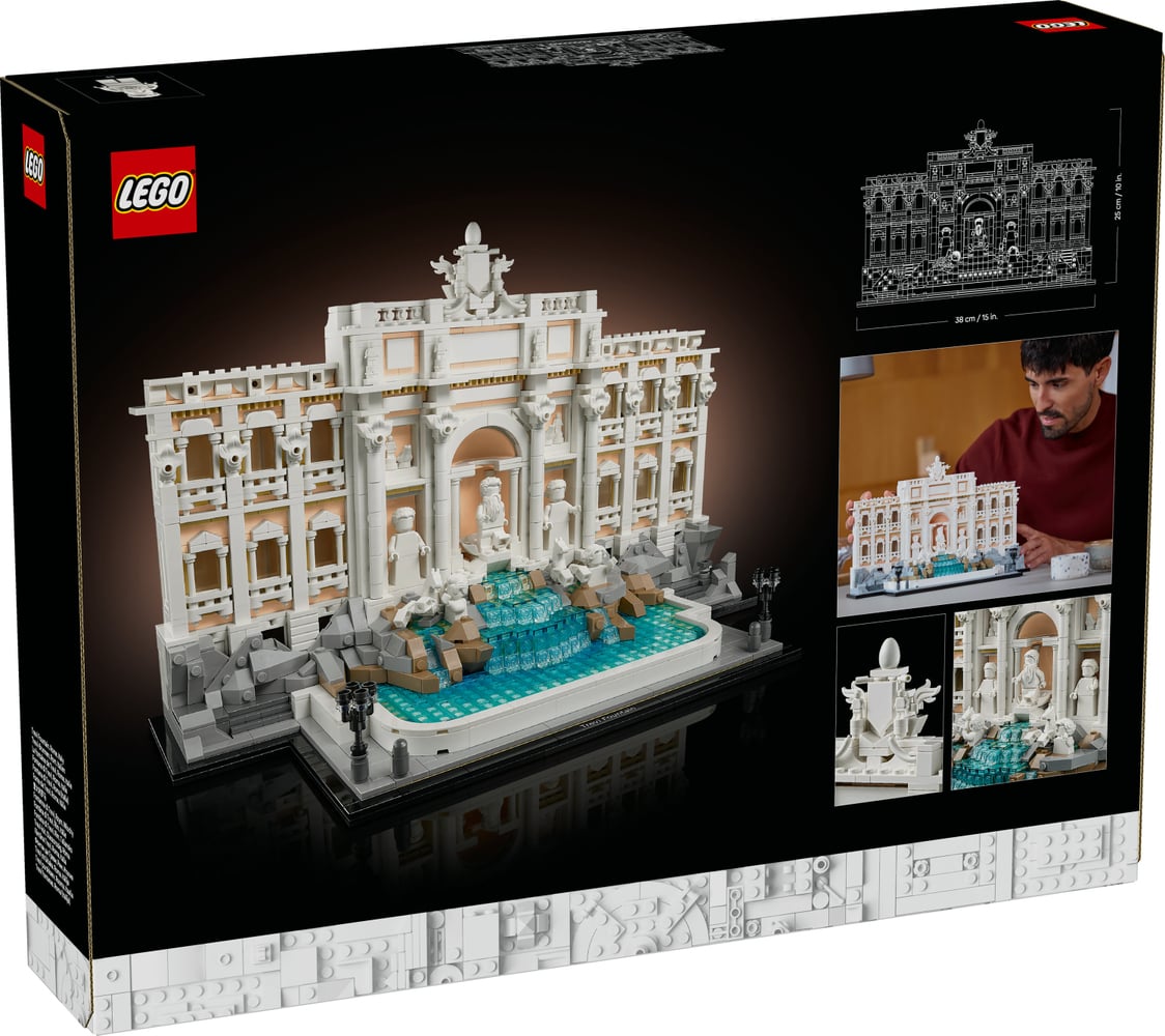 LEGO Architecture | Fontana di Trevi (21062) | 1880 Piezas | +18 Años