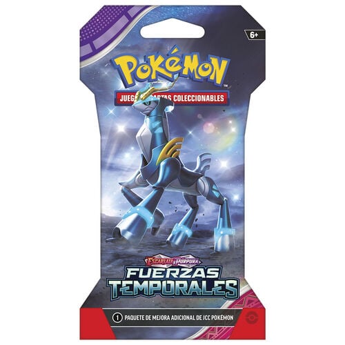 Pokémon TCG | 24 Blisters con Sobre Fuerzas Temporales | Escarlata y Púrpura | Español