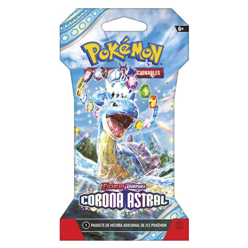 Pokémon TCG | 24 Blisters con Sobre Corona Astral | Escarlata y Púrpura | Español