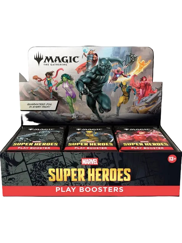 Magic: The Gathering | Marvel Super Heroes | Play Booster Display | 30 Sobres | Español