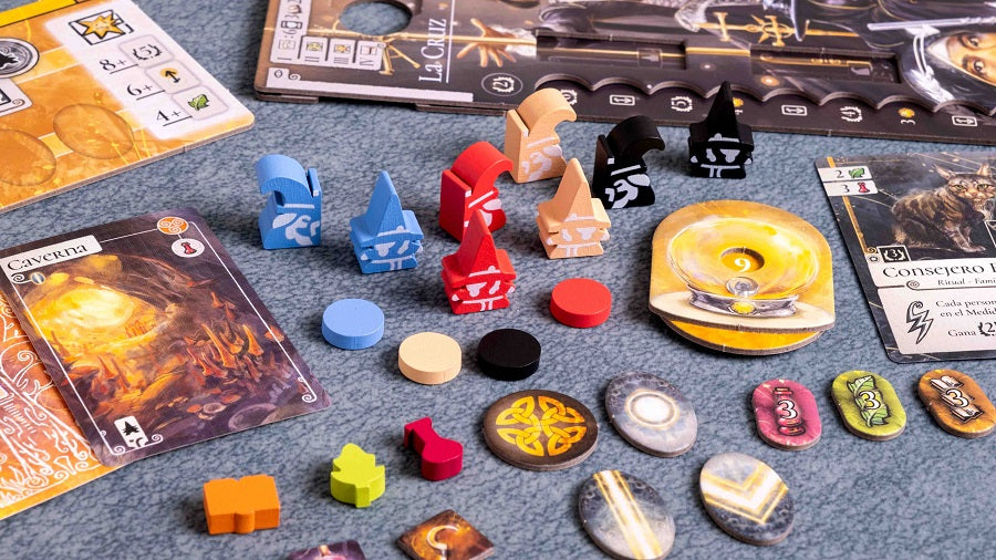 Evenfall | Juego de Mesa de Colocación de Trabajadores | 2-4 Jugadores | +14 Años | Tranjis