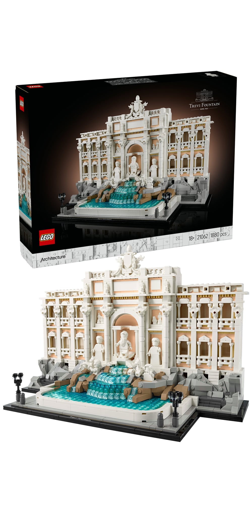 LEGO Architecture | Fontana di Trevi (21062) | 1880 Piezas | +18 Años