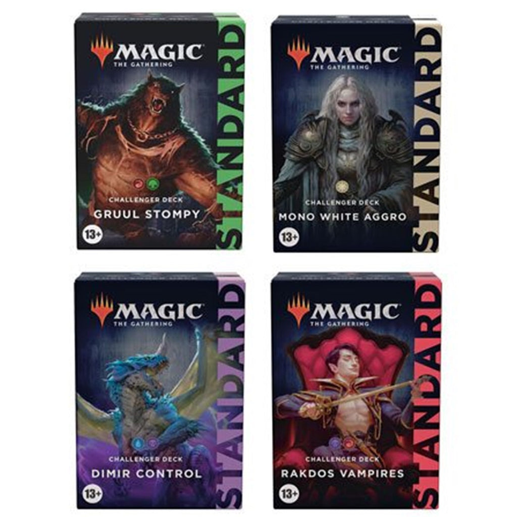 Magic: The Gathering | Challenger Deck 2022 | Expositor 8 Mazos | Display Box | Inglés