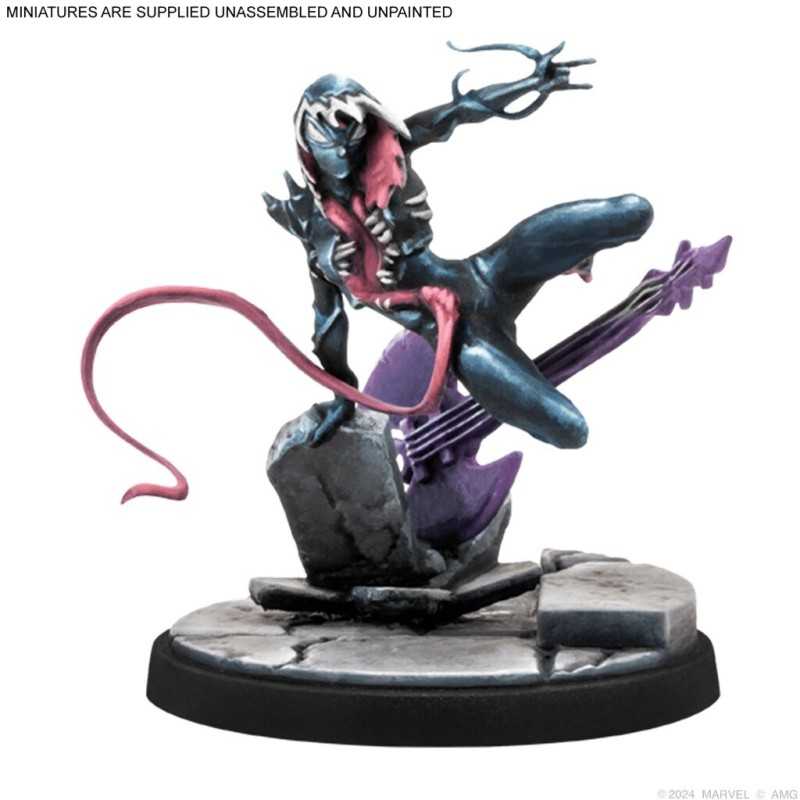Marvel Crisis Protocol: Gwenom & Scarlet Spider | Expansión de Miniaturas | 2 Jugadores | +14 Años | Atomic Mass Games