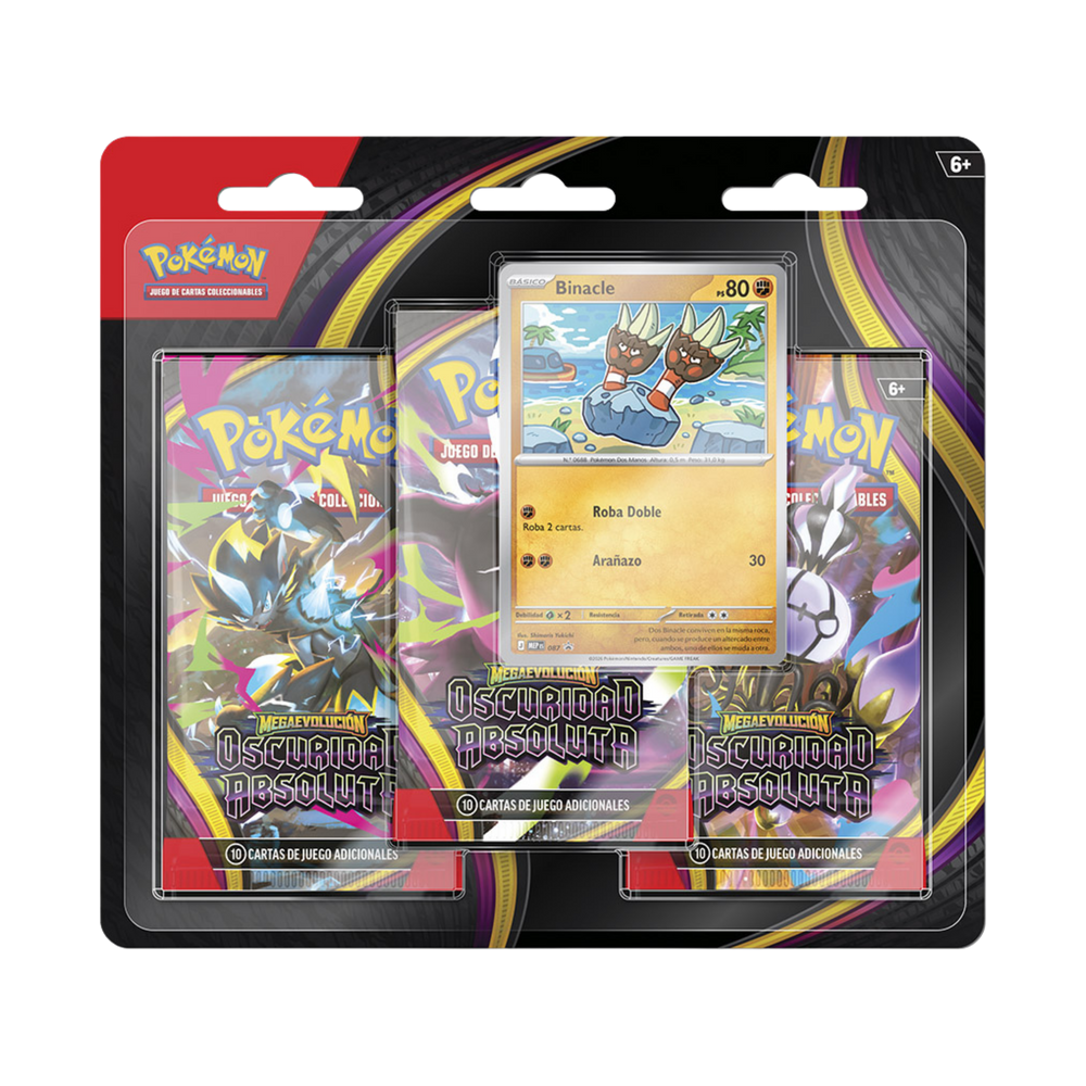 Pokémon TCG | Oscuridad Absoluta | Blíster 3 Sobres | Español