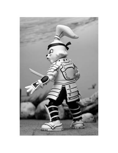Figura NECA | Usagi Yojimbo Black & White | Scale Action | 18 cm | Coleccionista