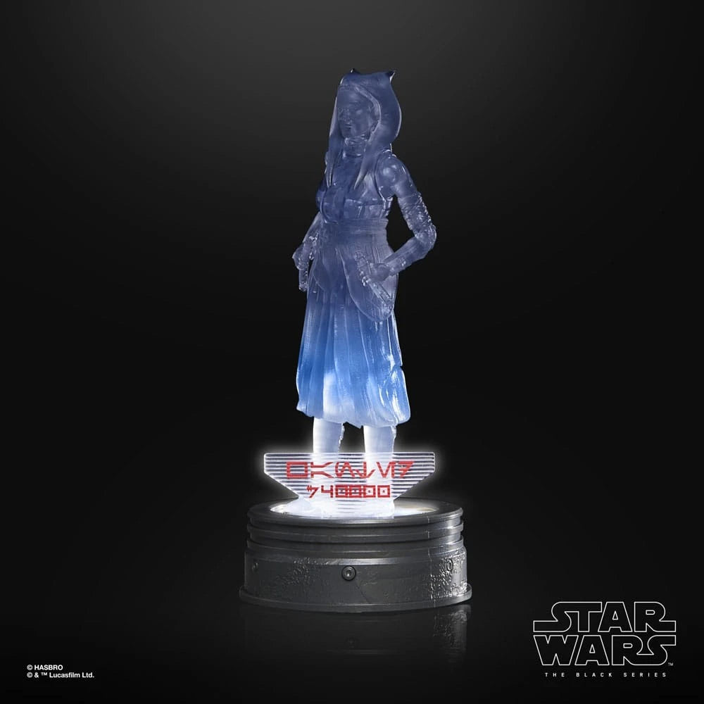 Ahsoka Tano Holográfica | Figura Star Wars The Black Series Holocomm | 15 cm | Hasbro