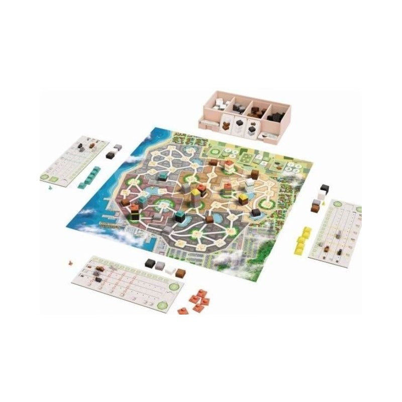 Tower Up | Juego de Mesa de Estrategia Urbana | 2-4 Jugadores | +8 Años | Tranjis Games