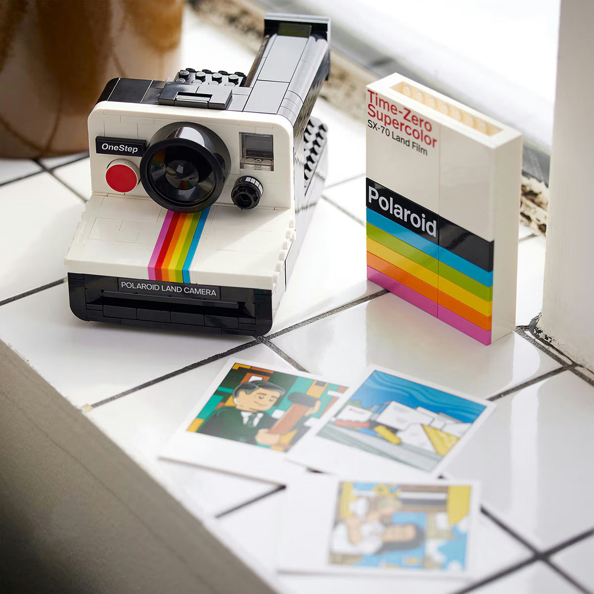 LEGO Ideas | Cámara Polaroid OneStep SX-70 (21345) | 516 Piezas | +18 Años